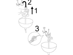 Hanglamp Met Verstelbare Hoogte Yildo - D17 X H25/112 Cm - Zwart En Koperkleurig-OZAIA Hot