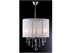 Hanglamp Toscani Van Witte Draden - H 100Cm - Passementstrookje Van Kristal-PASCAL MORABITO Sale
