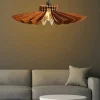 Hanglamp Van Mdf - D. 68 Cm X H. 50 Cm - Walnootkleur - Farita-OZAIA Hot
