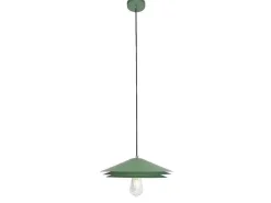 Hanglamp Van Metaal - D35 X H161 Cm - Groen - Kiruna-OZAIA New