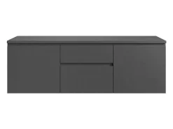 Hangmeubel Onder Wastafel - Grijs - 150 Cm - Jimena Ii-Vente-unique Best