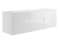 Hangmeubel Onder Wastafel - Wit - 150 Cm - Jimena Ii-Vente-unique