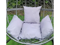 Hangstoel Egg Chair - Grijs - Max: 150 Kg-Monstershop New