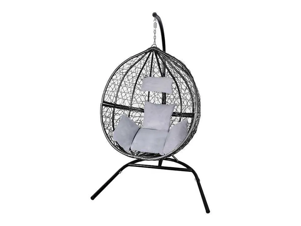 Hangstoel Egg Chair - Zwart - Max: 150 Kg-Monstershop Clearance