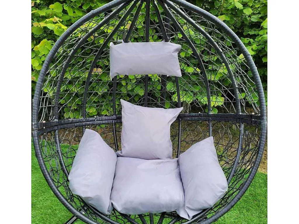 Hangstoel Egg Chair - Zwart - Max: 150 Kg-Monstershop Clearance