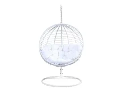 Hangstoel Van Gevlochten Hars - Wit - Bontoc-MYLIA New