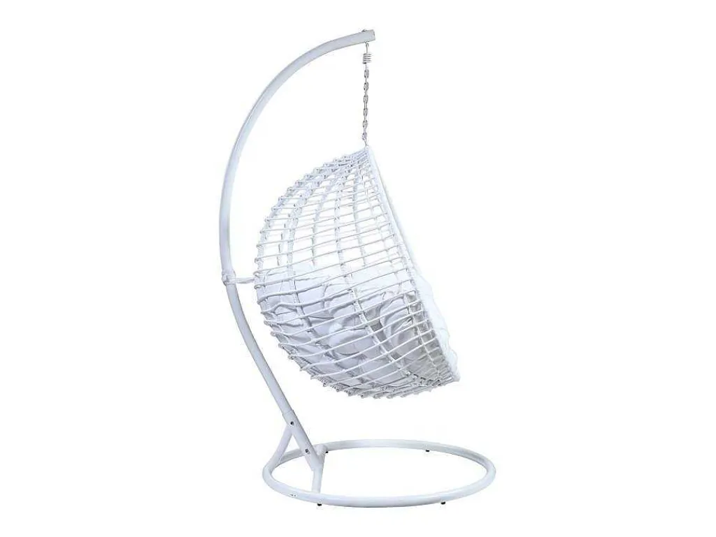 Hangstoel Van Gevlochten Hars - Wit - Bontoc-MYLIA New