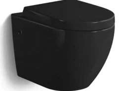 Hangtoilet Kenji - Zwart-Vente-unique Discount