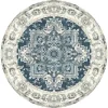 Havana Vloerkleed O200 Cm Blauw.-House Nordic Clearance