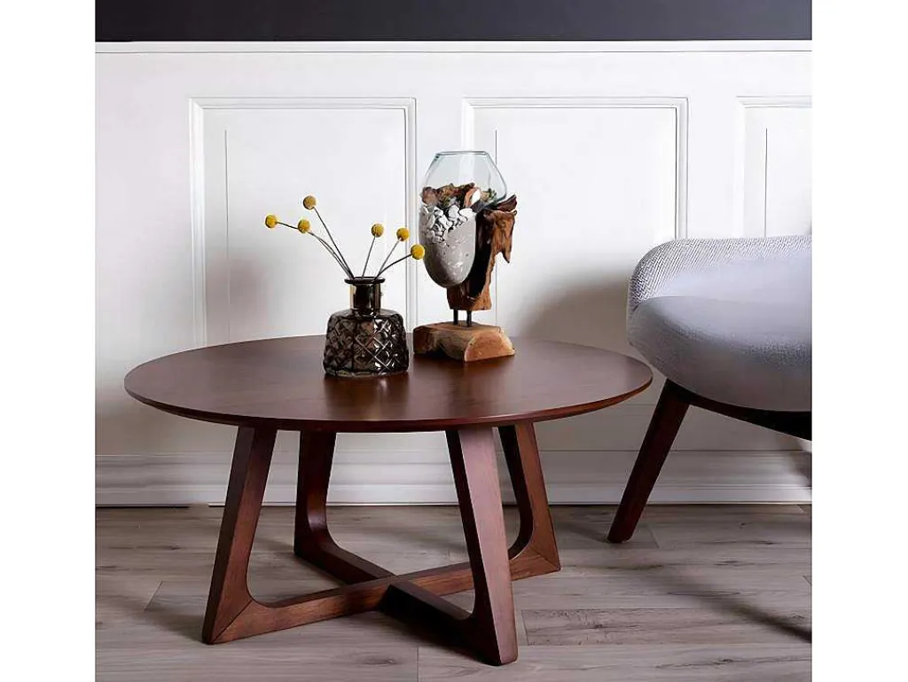 Hello Salontafel Walnoot Decor.-Vente-unique