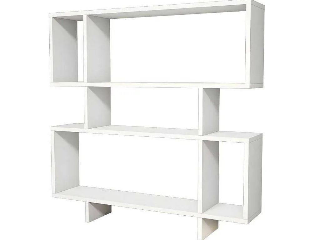 Hera Boekenkast, Wit, 100X22X111 Cm, Epikasa-Homemania
