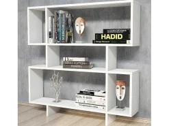 Hera Boekenkast, Wit, 100X22X111 Cm, Epikasa-Homemania