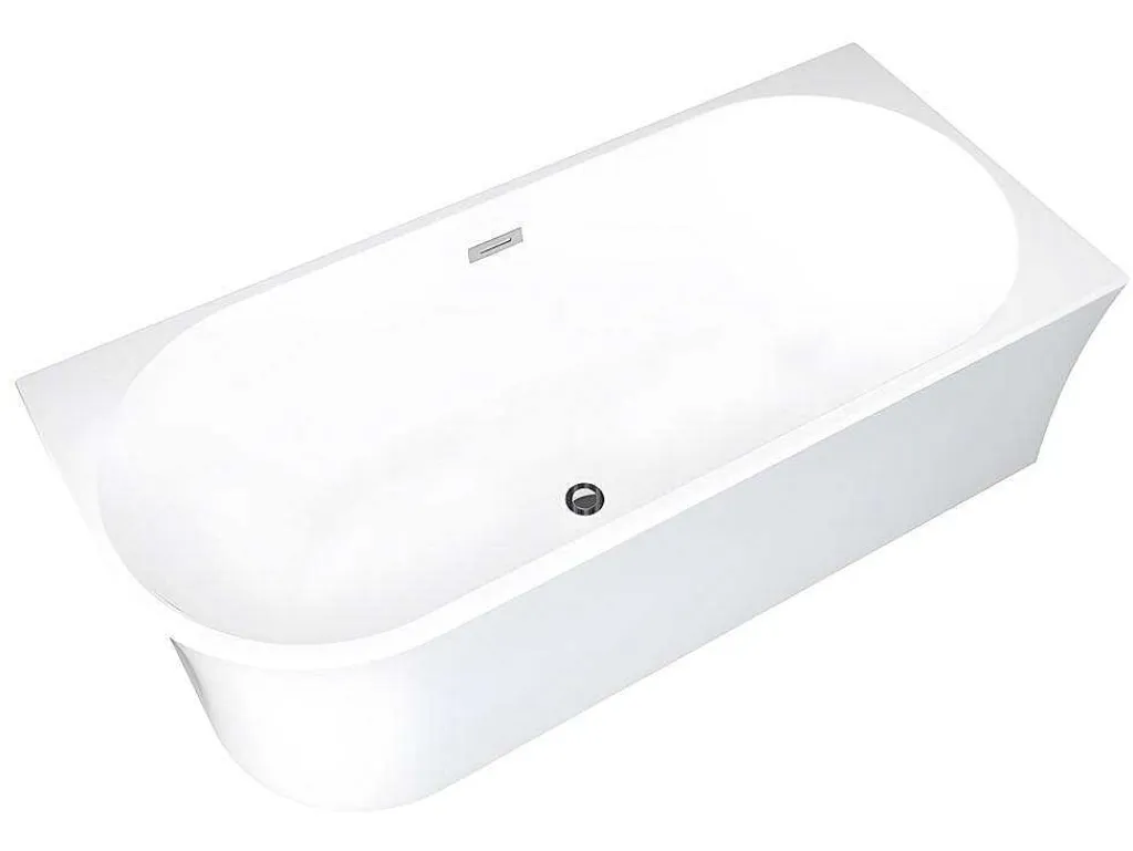 Hoekbad - 201 L - 150 X 75 X 59 Cm - Wit - Acryl - Hoek Rechts - Ponticola-Shower & Design