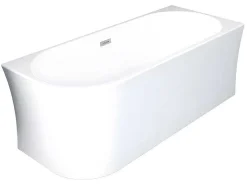 Hoekbad - 201 L - 150 X 75 X 59 Cm - Wit - Acryl - Hoek Rechts - Ponticola-Shower & Design