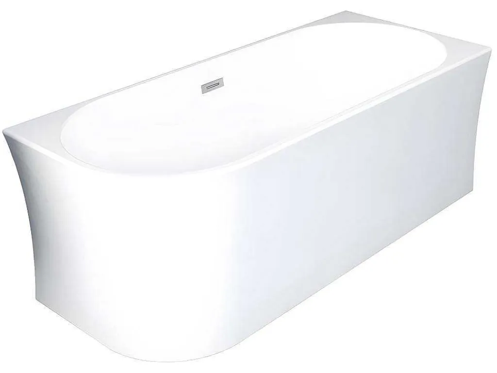 Hoekbad - 201 L - 150 X 75 X 59 Cm - Wit - Acryl - Hoek Rechts - Ponticola-Shower & Design