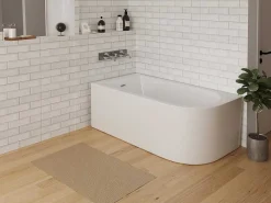 Hoekbad - 240L - 170 X 75 X 58 Cm - Linkse Hoek - Anika-Shower & Design Hot