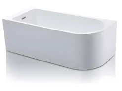 Hoekbad - 240L - 170 X 75 X 58 Cm - Linkse Hoek - Anika-Shower & Design Hot