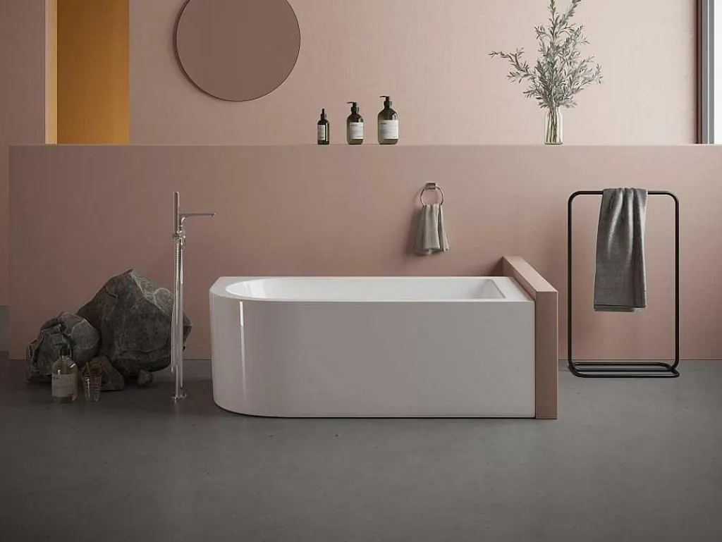 Hoekbad - 240L - 170 X 75 X 58 Cm - Rechtse Hoek - Anika-Shower & Design Discount