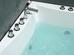 Hoekbadkuip Agyness - 263L - 135 X 135 X H57 Cm-Shower & Design Sale