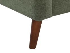 Hoekbank Met Hoek Rechts Van Groene Stof Totora-Vente-unique Discount