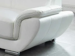 Hoekbank Van Leer Nahia - Wit - Hoek Links-LINEA SOFA