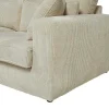 Hoekbank Van Ribfluweel Mondovi - Beige - Hoek Links-Vente-unique Outlet