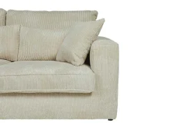 Hoekbank Van Ribfluweel Mondovi - Beige - Hoek Links-Vente-unique Outlet