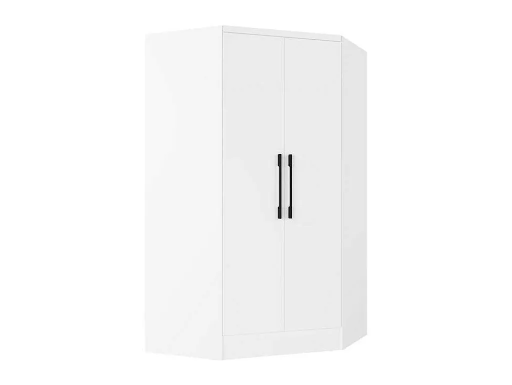 Hoekkast Met 2 Deuren - L101 Cm - Wit - Aurali-Vente-unique Outlet