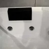 Hoekmassagebad Met Glazen Wand - 2 Personen - 330 L - 138X 138X 63 Cm - Evelina-Shower & Design New