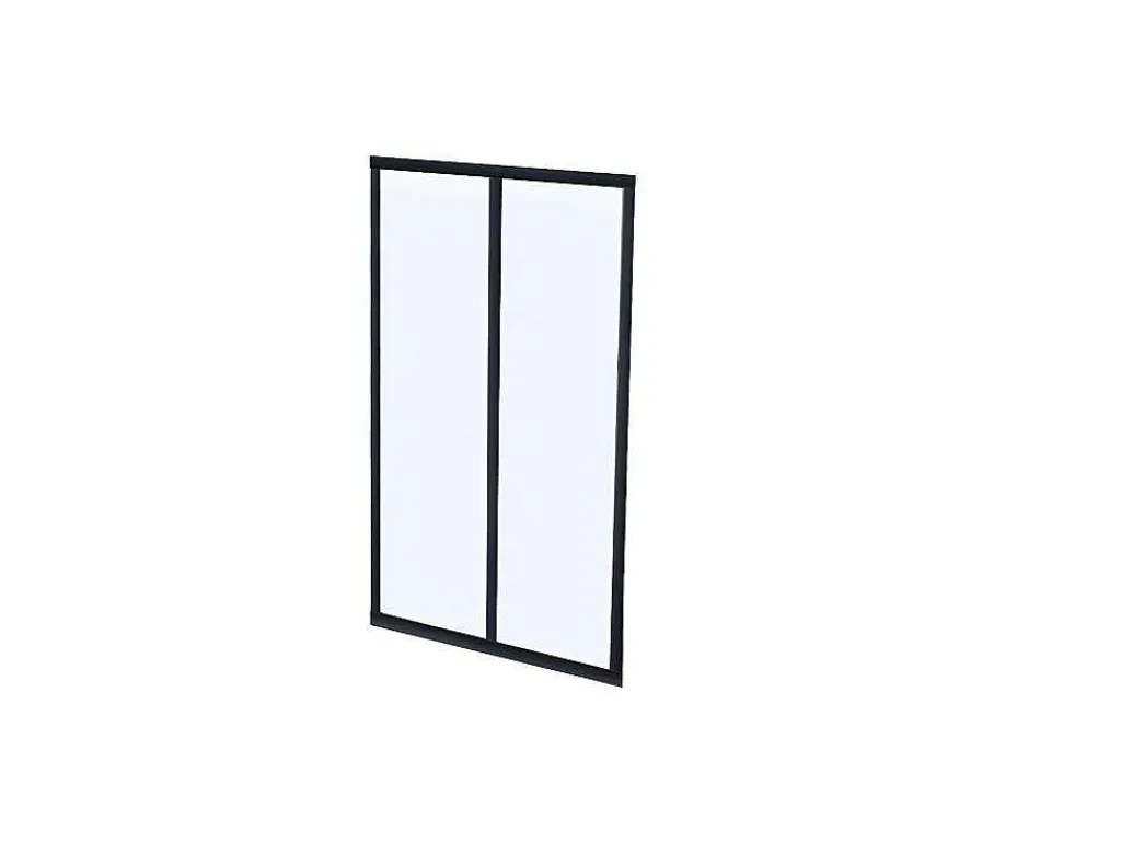 Hoekraam Werkplaats Van Gepoedercoat Aluminium - L180 X B60 X H130 Cm - Zwart - Bayview-Vente-unique Hot