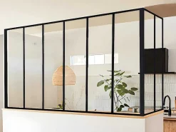 Hoekraam Werkplaats Van Gepoedercoat Aluminium - L180 X B60 X H130 Cm - Zwart - Bayview-Vente-unique Hot
