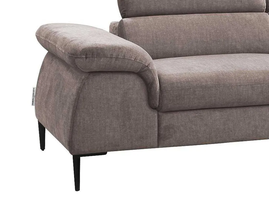 Hoekslaapbank Sepina Van - Stof - Taupe - Hoek Links-PASCAL MORABITO Discount