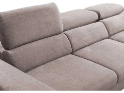 Hoekslaapbank Sepina Van - Stof - Taupe - Hoek Links-PASCAL MORABITO Discount