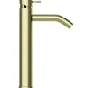 Hoge Mechanische Mengkraan Met Afgerond Uiteinde - Goud Met Satijnglans - Arlanza-Shower & Design Best