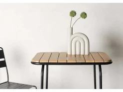 Holmbeck Cafe Tafel 88X70Cm Naturel.-Vente-unique Online