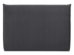 Hoofdbord 180 Cm - Fluweel - Antraciet Grijs - Ambrilia-Vente-unique Outlet