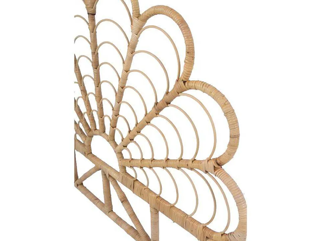 Hoofdbord 160 Cm - Rotan - Naturel - Flosia-Vente-unique Clearance