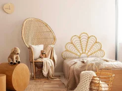 Hoofdbord 110 Cm - Rotan - Naturel - Flosia-Vente-unique Hot