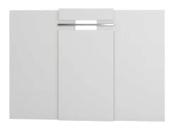 Hoofdeinde Maraba - Uitbreidbaar 140/160Cm - Wit-Vente-unique Best