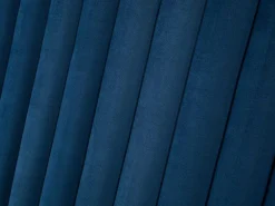 Hoofdeinde Sarah Met Verticale Naden - 160 Cm - Fluweel - Donkerblauw-Vente-unique Outlet