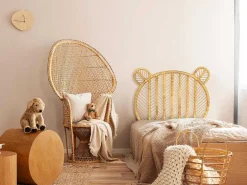 Hoofdeinde Van 90 Cm - Rotan - Kleur: Naturel - Tedyo-Vente-unique Clearance