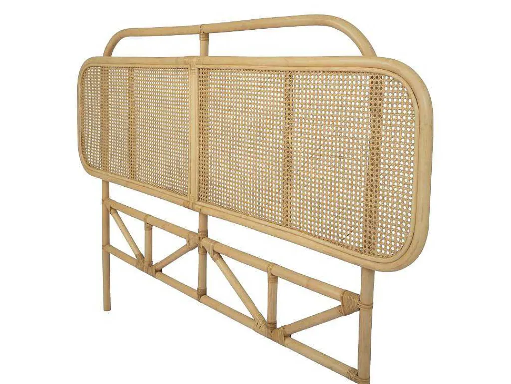 Hoofdeinde Van 160 Cm - Rotan - Naturel - Rouana-Vente-unique New