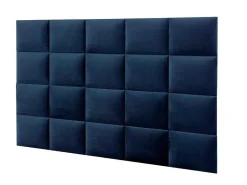 Hoofdeinde Wandpanelen Bartel - 200 Cm - Fluweel - Blauw - Van-PASCAL MORABITO Discount