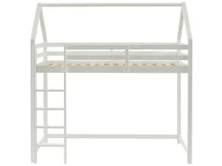 Hoogslaper 90 X 190 Cm - Massief Grenen - Wit - Tarzia-Vente-unique Discount