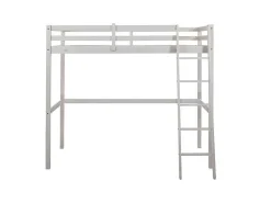 Hoogslaper Gedeon - 90 X 190 Cm - Massief Grenen - Gebleekt-Vente-unique Sale
