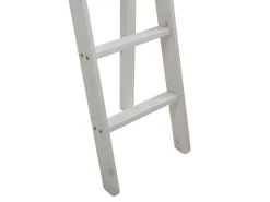 Hoogslaper Gedeon Ii - 90 X 190 Cm - Met Bureau - Massief Grenen - Gebleekt + Matras-Vente-unique New