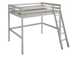 Hoogslaper Gedeon Ii - 140 X 190 Cm - Massief Grenen - Gebleekt + Matras-Vente-unique Discount