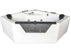 Hydromassagebad 150 X 150 Cm Dubbele Pomp 12 Jets Hibiscus-ELITESHOPPING Hot