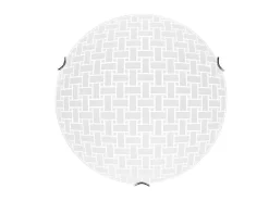 Idaho Plafondlamp, Chroom, Wit, 50X50X11 Cm,-EPIKASA Discount