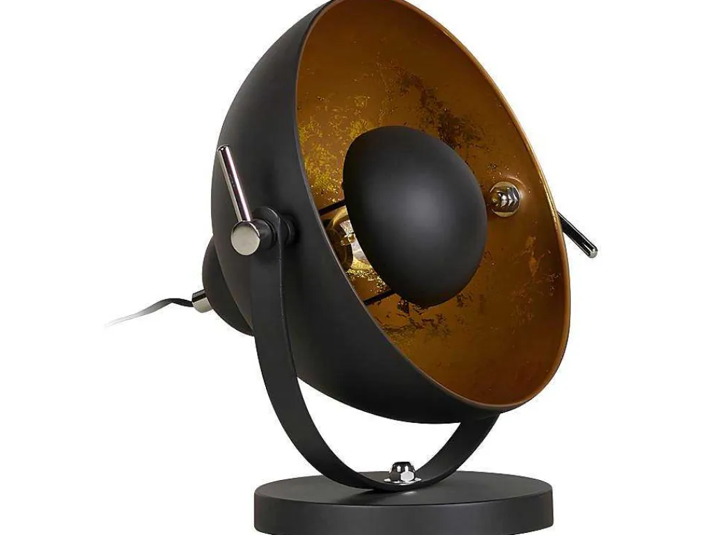 Industriele Lamp Movie - H37 Cm - Tweekleurig Goud En Zwart Van Het Merk Inside Art-OZAIA Discount